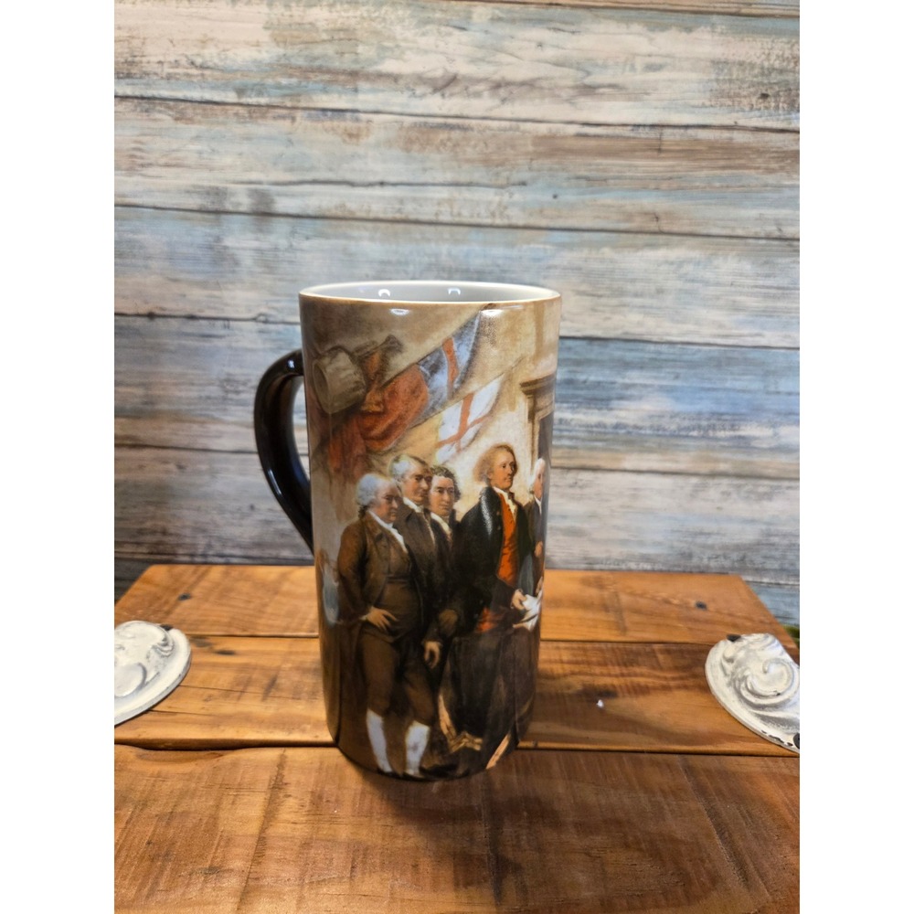 Founding Fathers Declaration of Independence Ceramic Stein Americana‎ Patriotic